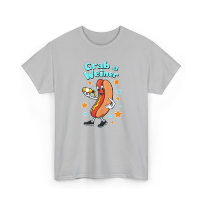 Weiner with mustard, Unisex Heavy Cotton Tee