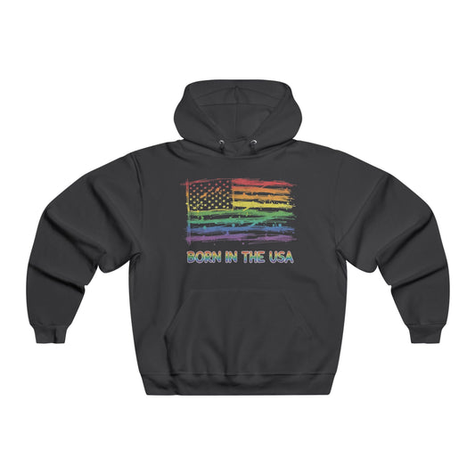 Born in the USA, Men's NUBLEND® Hooded Sweatshirt