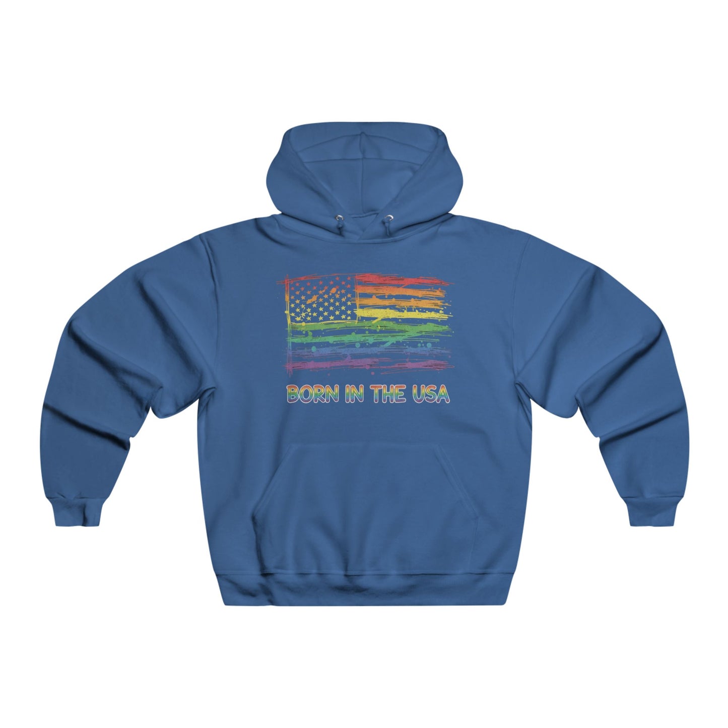 Born in the USA, Men's NUBLEND® Hooded Sweatshirt