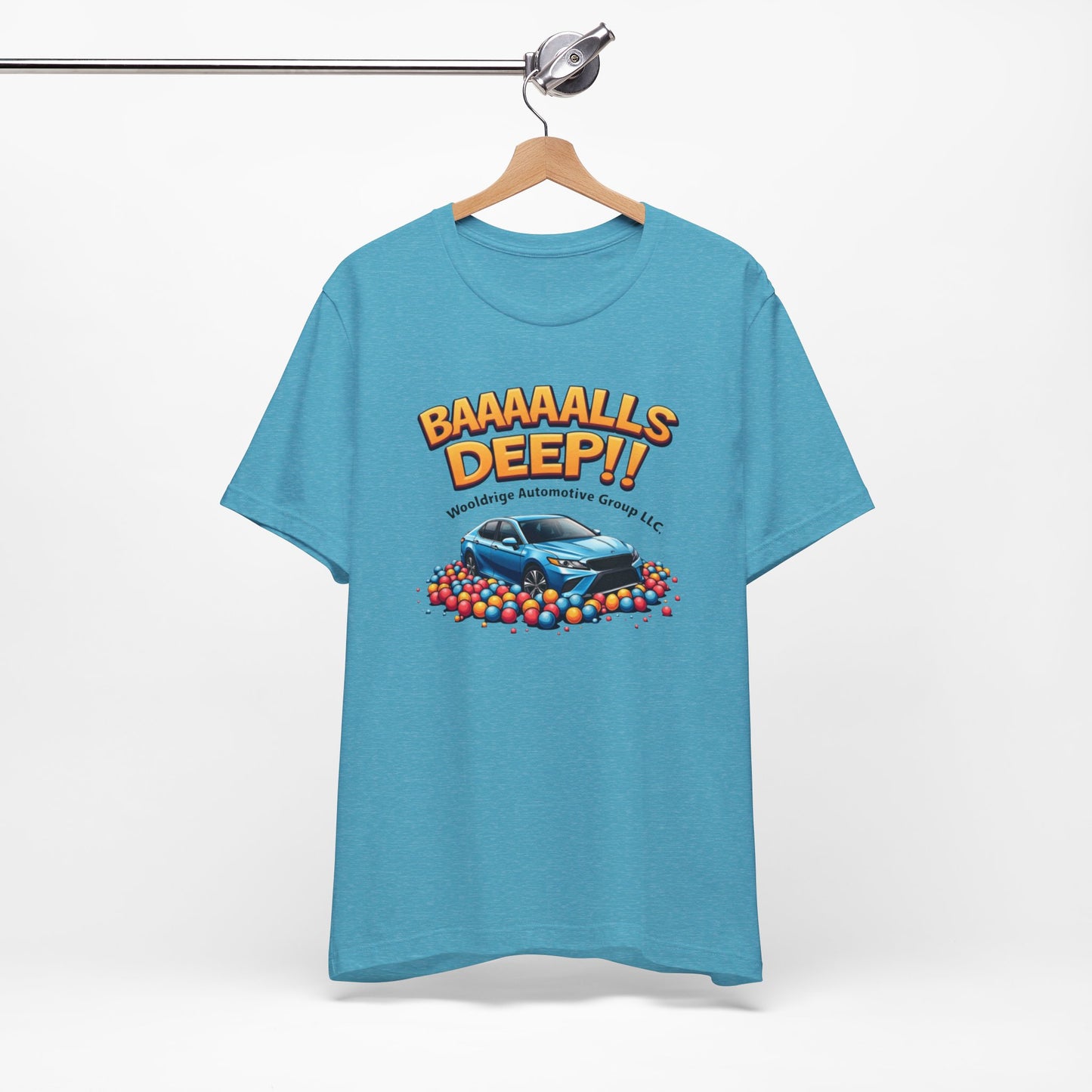 Baaaallls Deep, Unisex Jersey Short Sleeve Tee