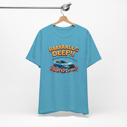 Baaaallls Deep, Unisex Jersey Short Sleeve Tee