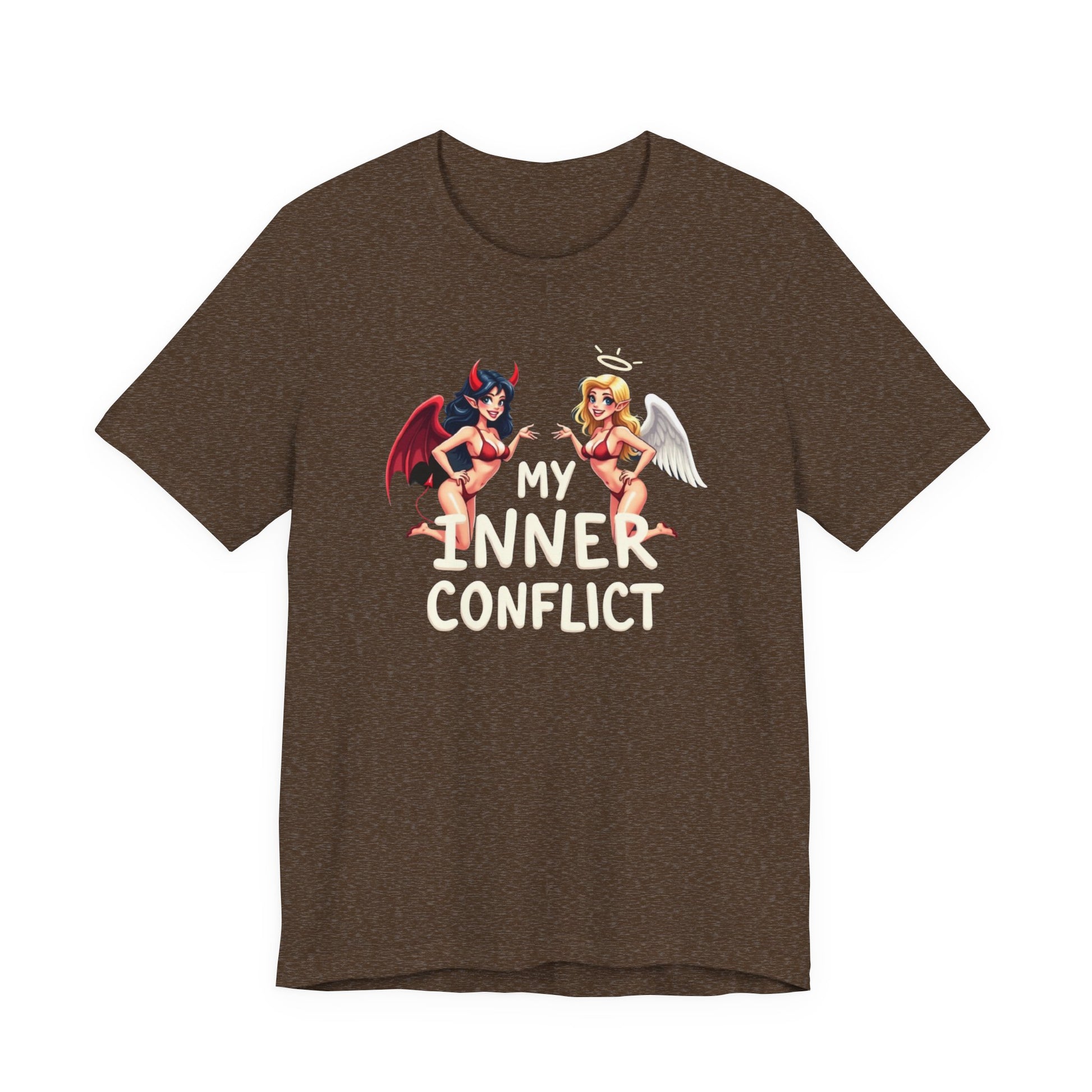 My Inner Conflict, Graphic Tee, Casual Wear, Halloween Gift, Unisex Shirt, Fashion Statement, Unique Style - Psychonaut Swag