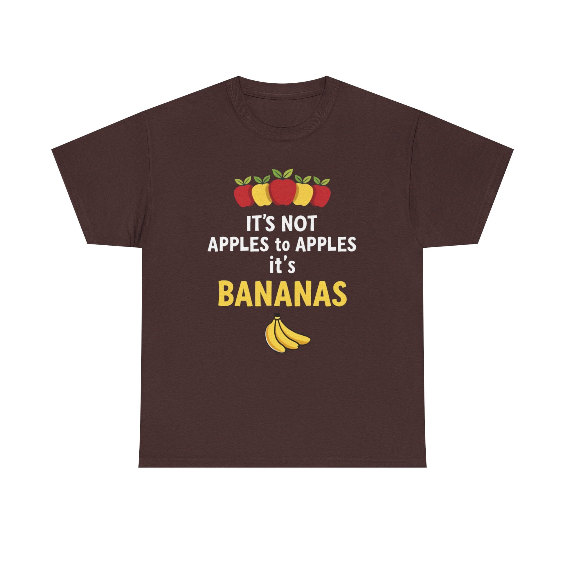 Funny Banana T-Shirt: It's Not Apples to Apples, Cute Graphic Tee for Food Lovers, Gift for Birthdays, Casual Wear, Humor Shirt - Psychonaut Swag