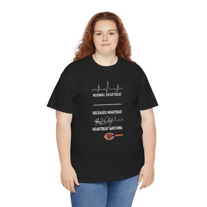 Bears Heartbeat Monitoring Tee — "Normal Heartbeat / Deceased Heartbeat / Heartbeat Watching" Graphic T-Shirt