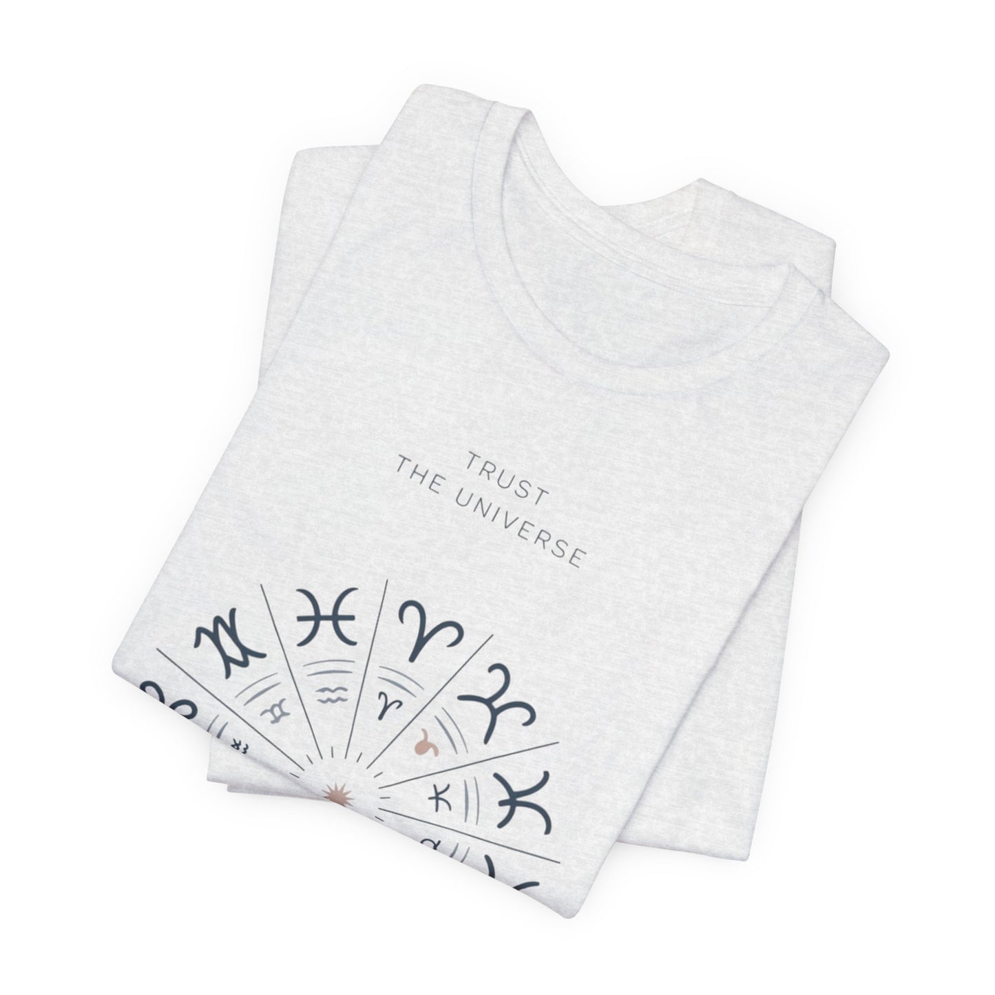 Zodiac Wheel T‑Shirt — Trust the Universe Astrology Tee