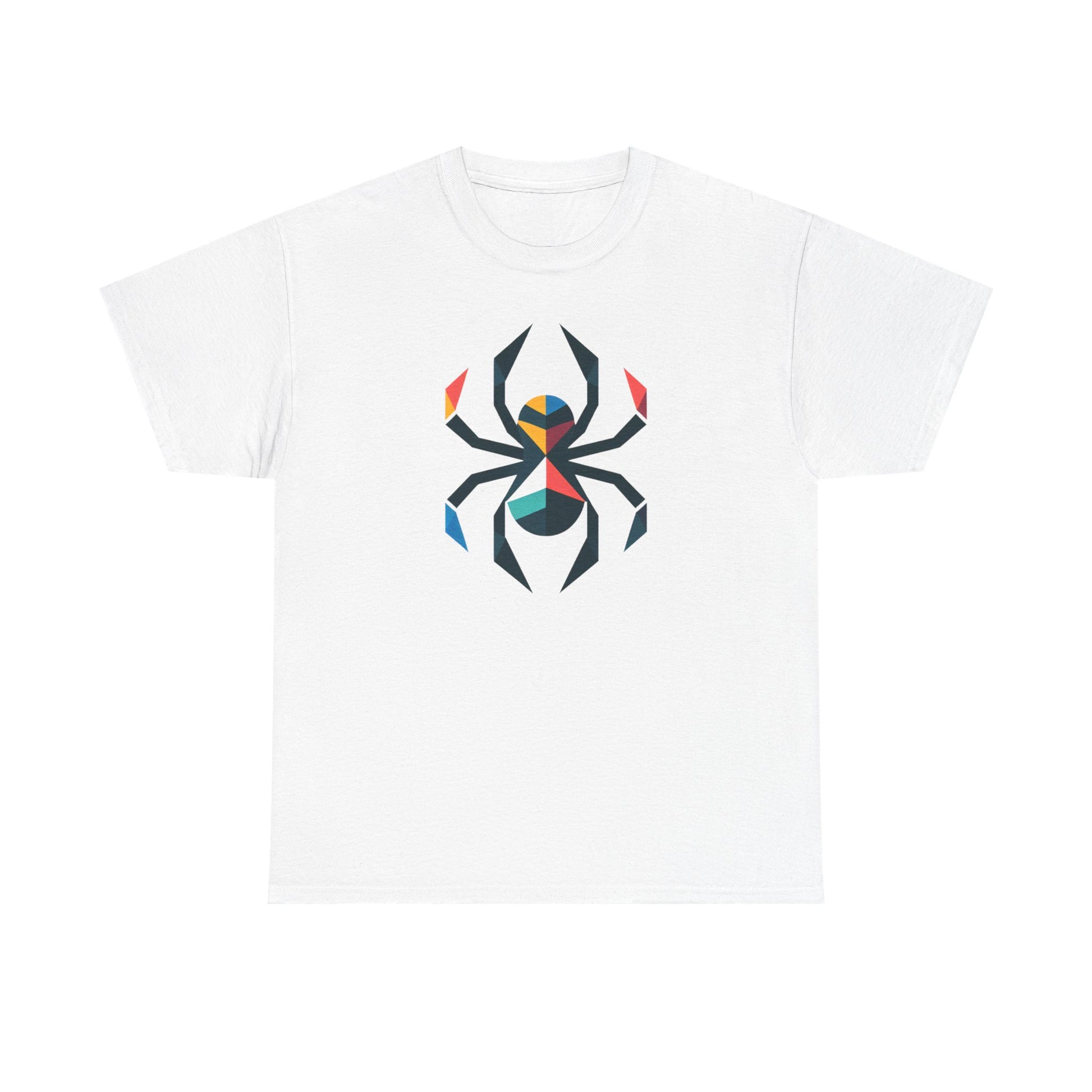 Colorful Spider, Graphic Unisex Heavy Cotton Tee - Psychonaut Swag