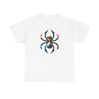 Colorful Spider, Graphic Unisex Heavy Cotton Tee - Psychonaut Swag