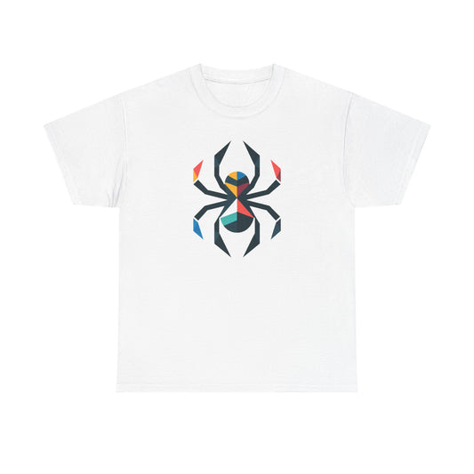 Colorful Spider, Graphic Unisex Heavy Cotton Tee - Psychonaut Swag
