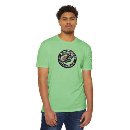 Body In Motion Sports Massage T-Shirt — Recovery & Mobility Athletic Tee