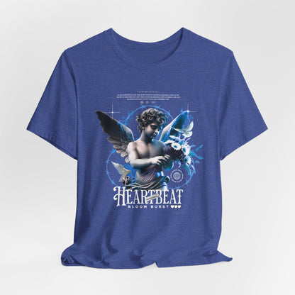 Cherub Heartbeat Graphic Tee — Vintage Angel Art T‑Shirt