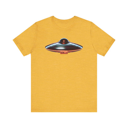 Flying Saucer, Unisex Jersey Short Sleeve Tee - Psychonaut Swag