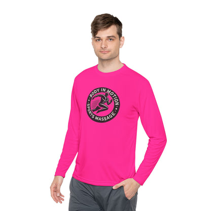 Sports Massage Long Sleeve Tee — "Body in Motion" Athletic Therapy Shirt
