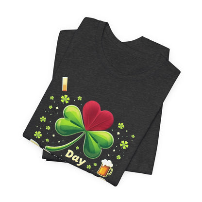 Shamrock heart, Unisex Jersey Short Sleeve Tee