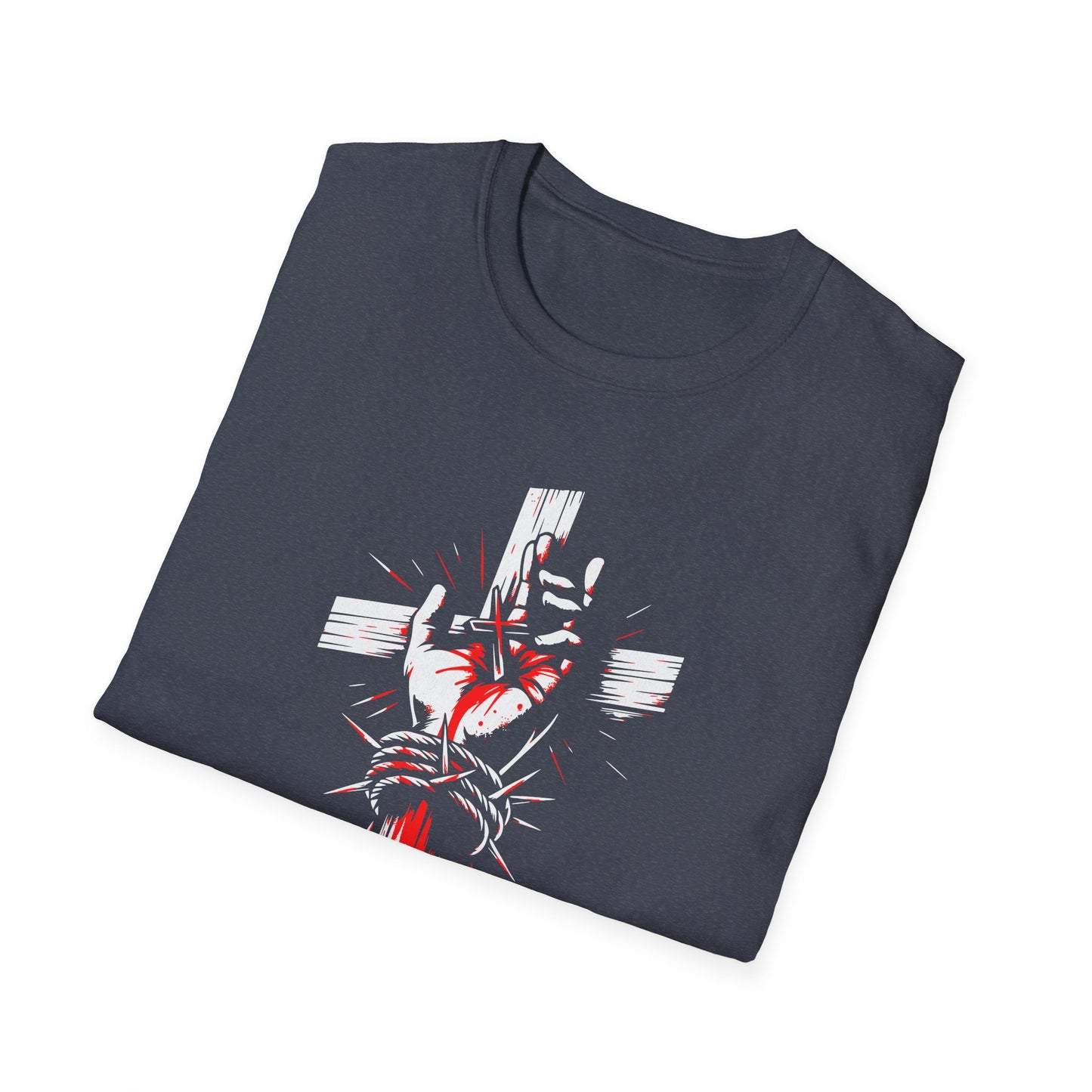 Jesus Cross T-Shirt — Blood and Crown Graphic Christian Tee