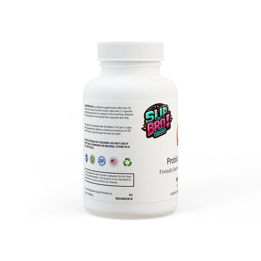 Probiotics for Bro, Probiotics, Sup Bro, Supplement (60 Capsules)