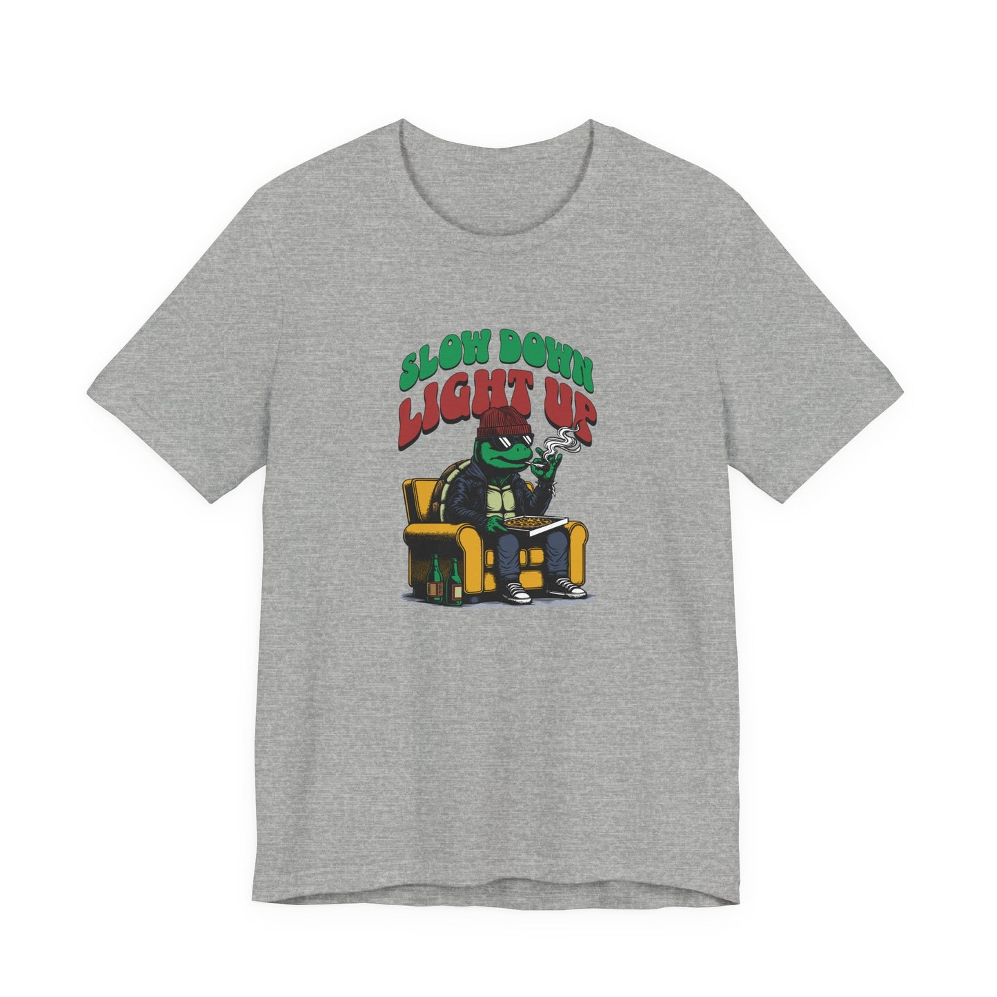 Slow Turtle, Unisex Jersey Short Sleeve Tee