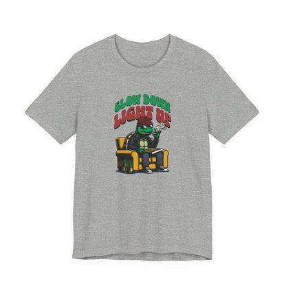 Slow Turtle, Unisex Jersey Short Sleeve Tee