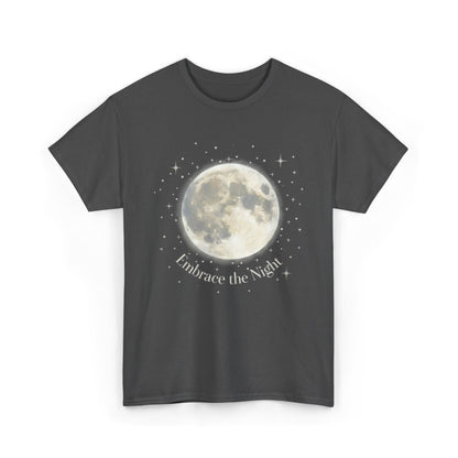 Moon tee - "Embrace the Night" Celestial Moon T‑Shirt