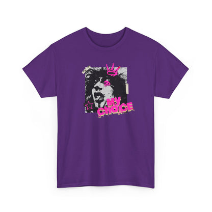 My Choice Graphic Tee — Punk Dog Crown Vintage Streetwear T‑Shirt