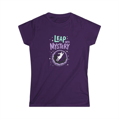 White Rabbit, Rabbit Hole, Women's Mystical Adventure Tee, Graphic T-Shirt for Dreamers, Leap into Mystery, Birthday Gift, Inspirational Art Shirt - Psychonaut Swag