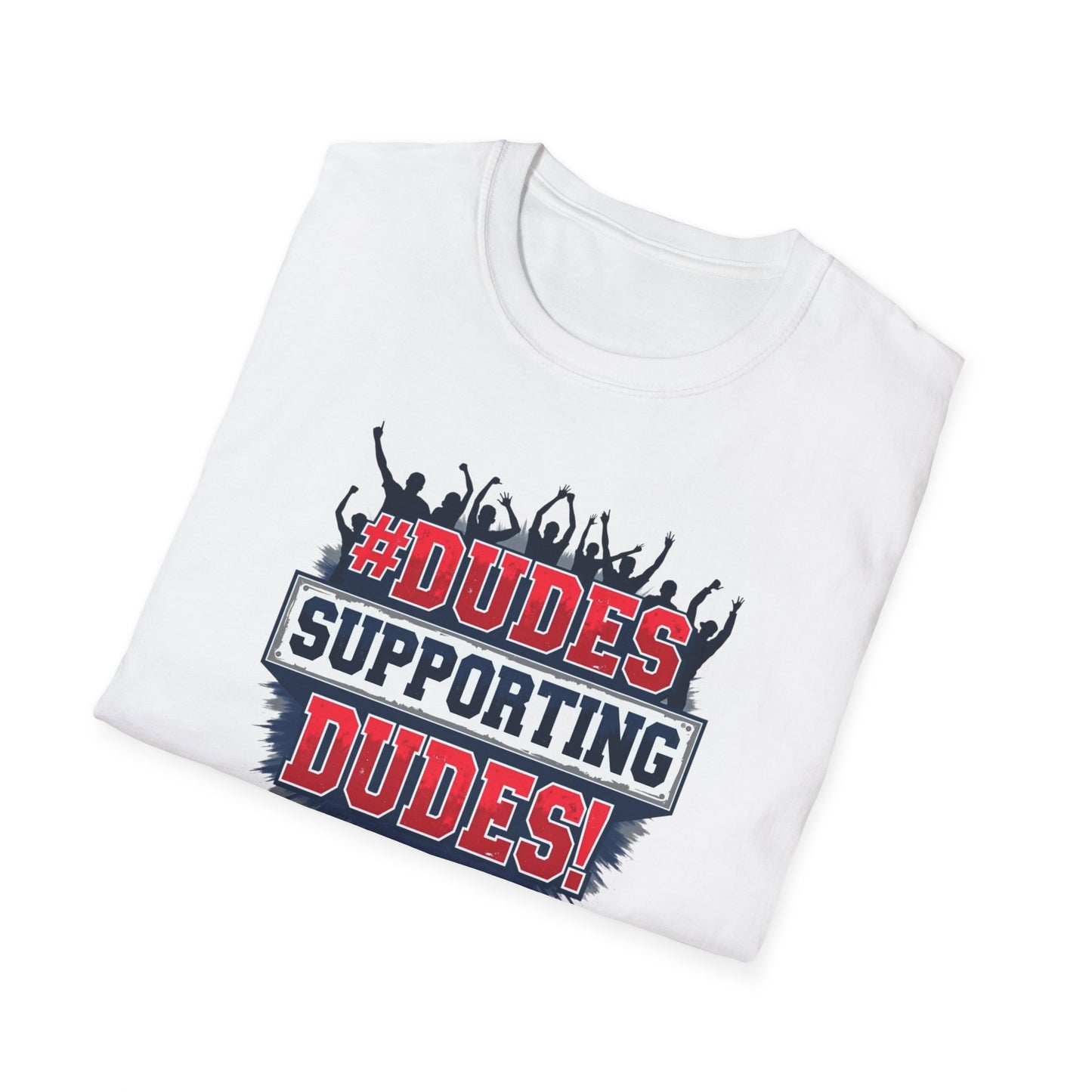 Dudes Supporting Dudes T-Shirt — Pride & Ally Support Graphic Tee