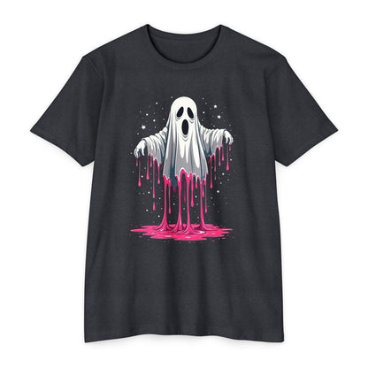 Drippy Ghost T-Shirt — Cute Dripping Halloween Tee