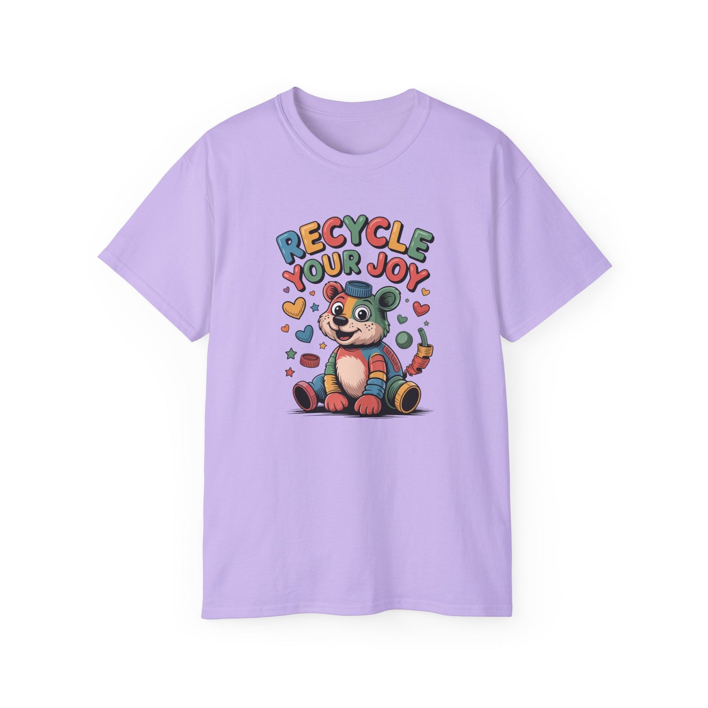 Recycle Your Joy Panda Tee — Cute Eco-Friendly Positive Message T-Shirt