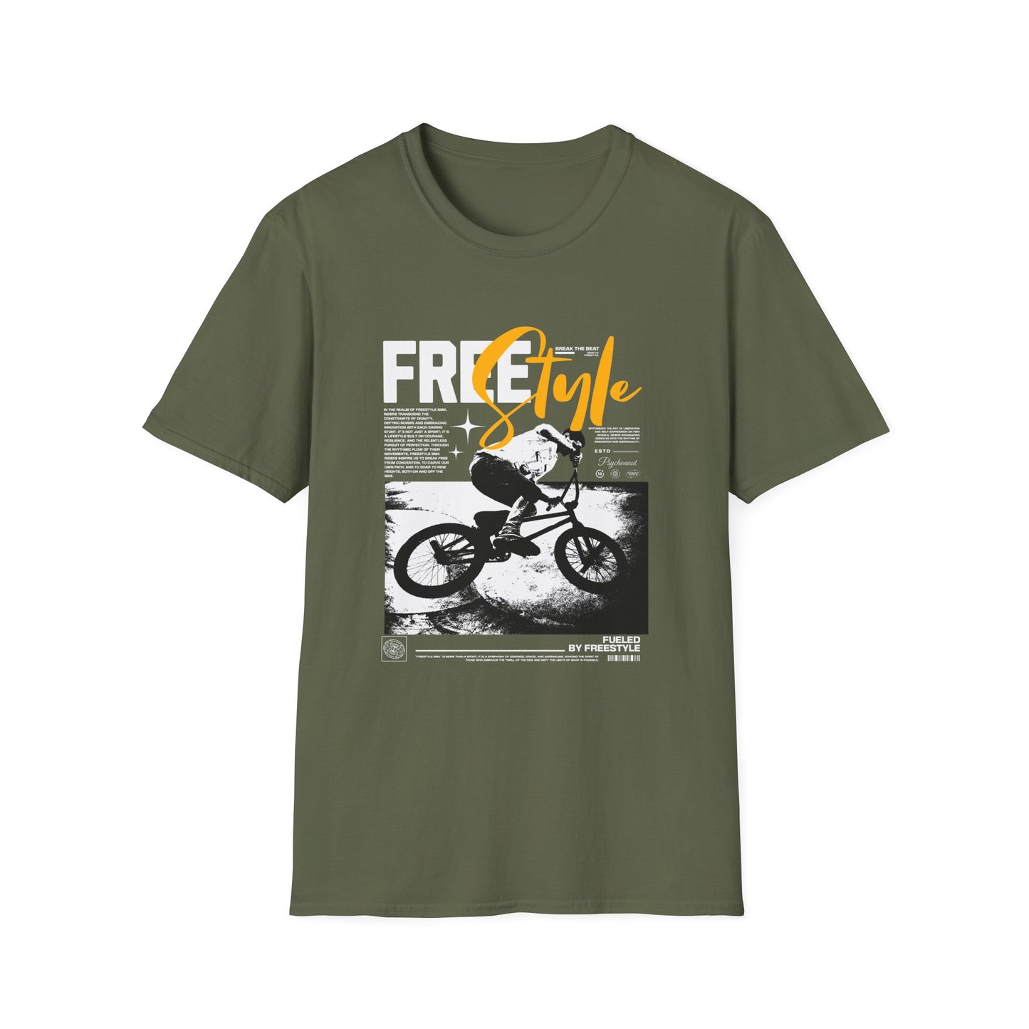 Freestyle BMX, Unisex Softstyle T-Shirt