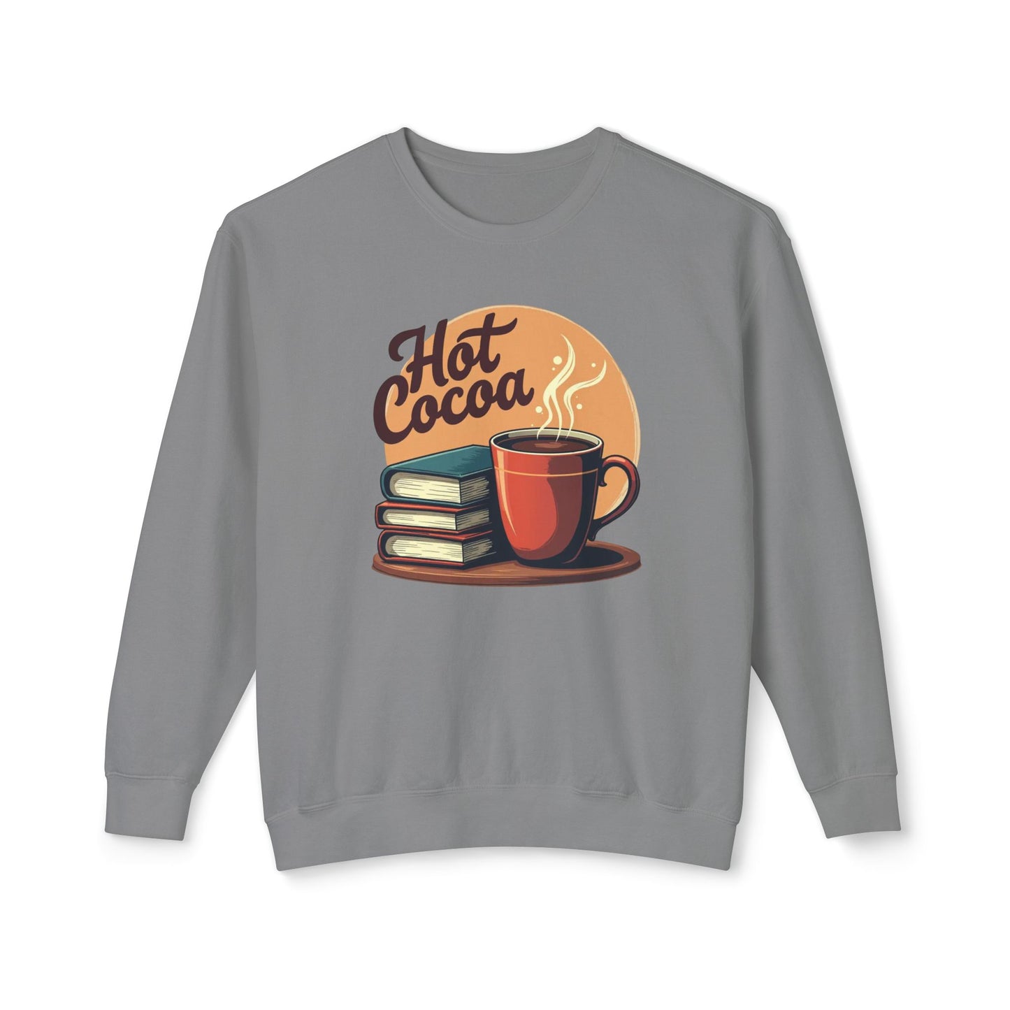 Hot Cocoa & Books Sweatshirt — Cozy Reading Crewneck