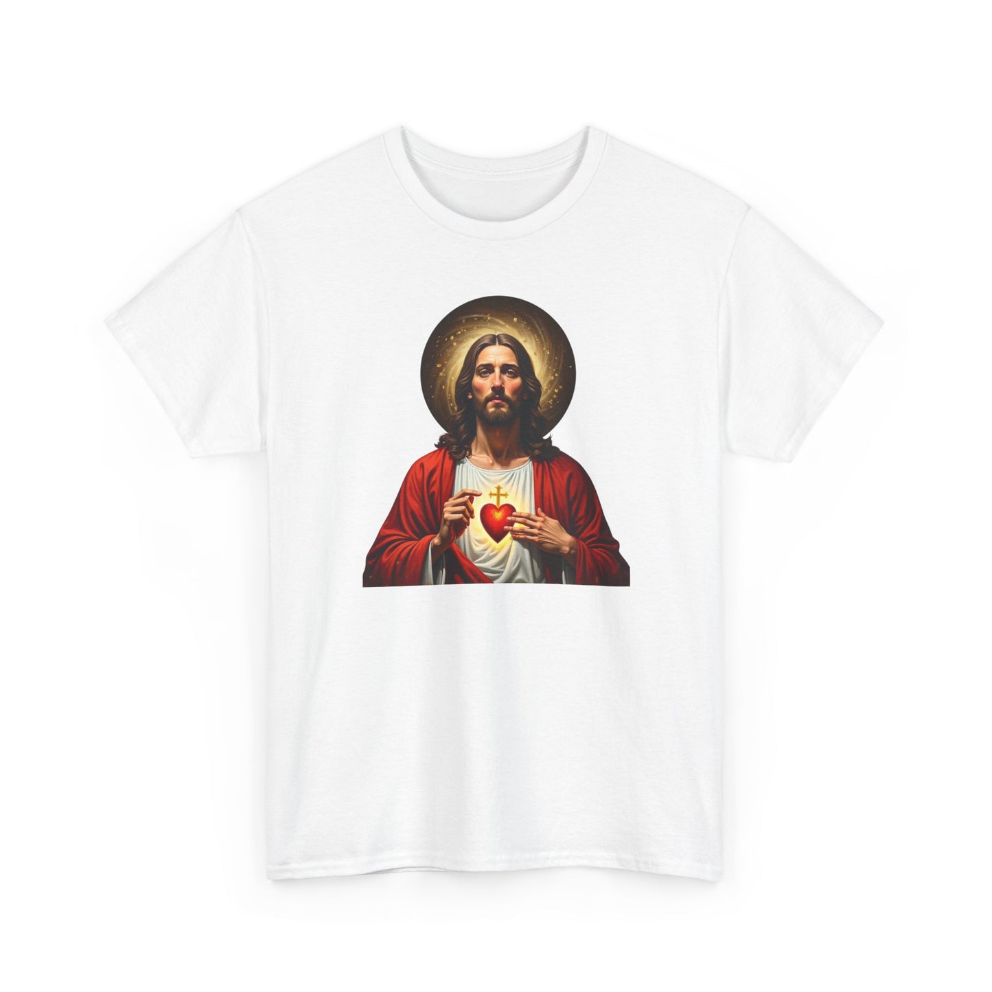 Sacred Heart Jesus T-Shirt — Vintage Religious Christian Tee