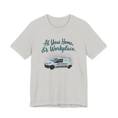 Advanced Mobile Detailing, At Your Home or Workplace Tee, Unisex Jersey T-Shirt Gift, Comfy Graphic Tee, Workwear Apparel, Casual Daily Wear