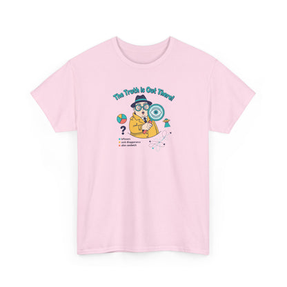 T-Shirt — "The Truth Is Out There" Detective Graphic Tee