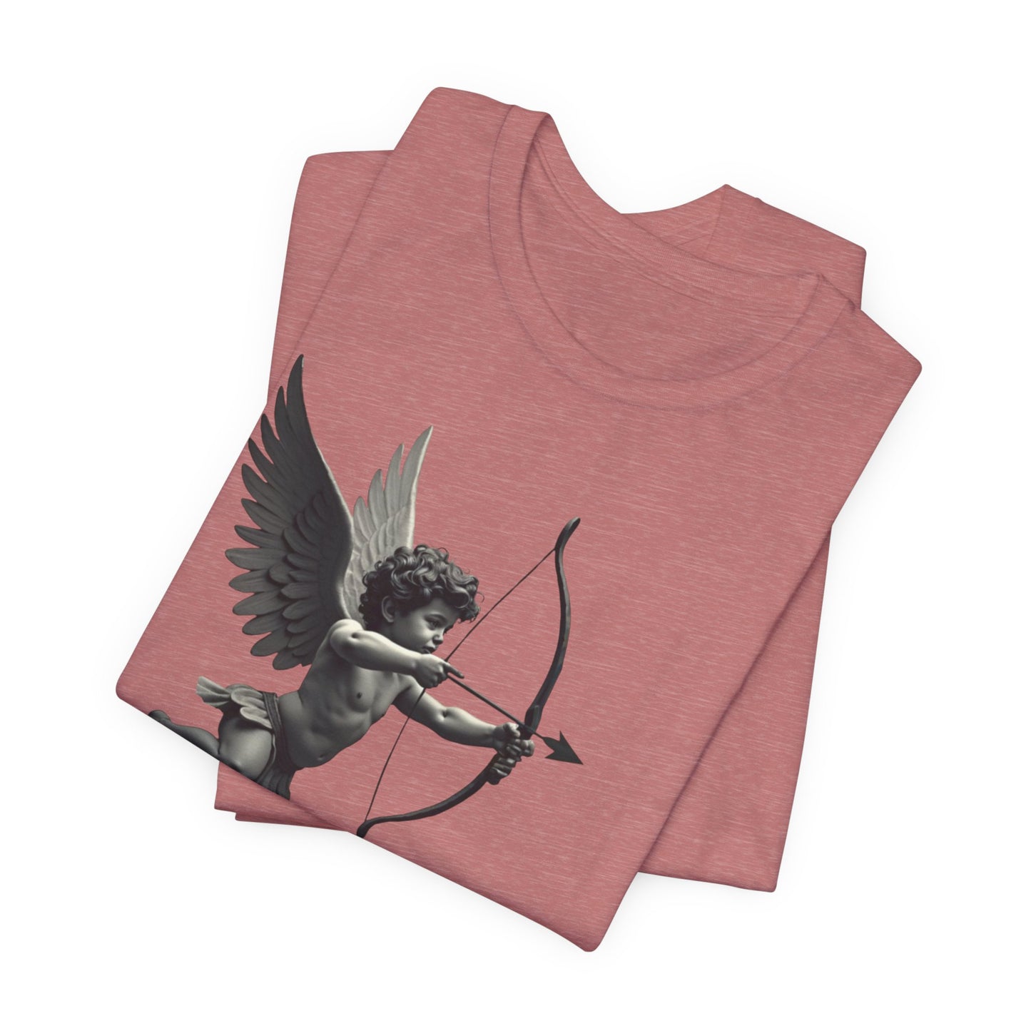 Cupid Graphic Tee — "Aiming for Love" Vintage Valentine T‑Shirt