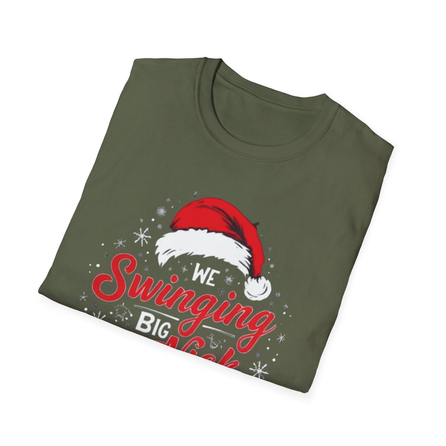 Christmas T-Shirt — "WeSwinging Big Nick Energy" Holiday Graphic Tee