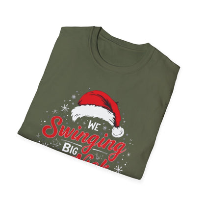 Christmas T-Shirt — "WeSwinging Big Nick Energy" Holiday Graphic Tee