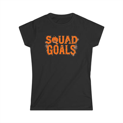 Women's “Squad Goals” Tee — Classic Softstyle Short Sleeve Shirt