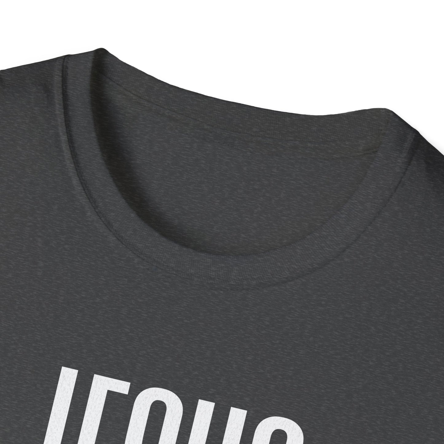 Jesus Cross T-Shirt — 'Jesus' Graphic Faith Tee for Christians
