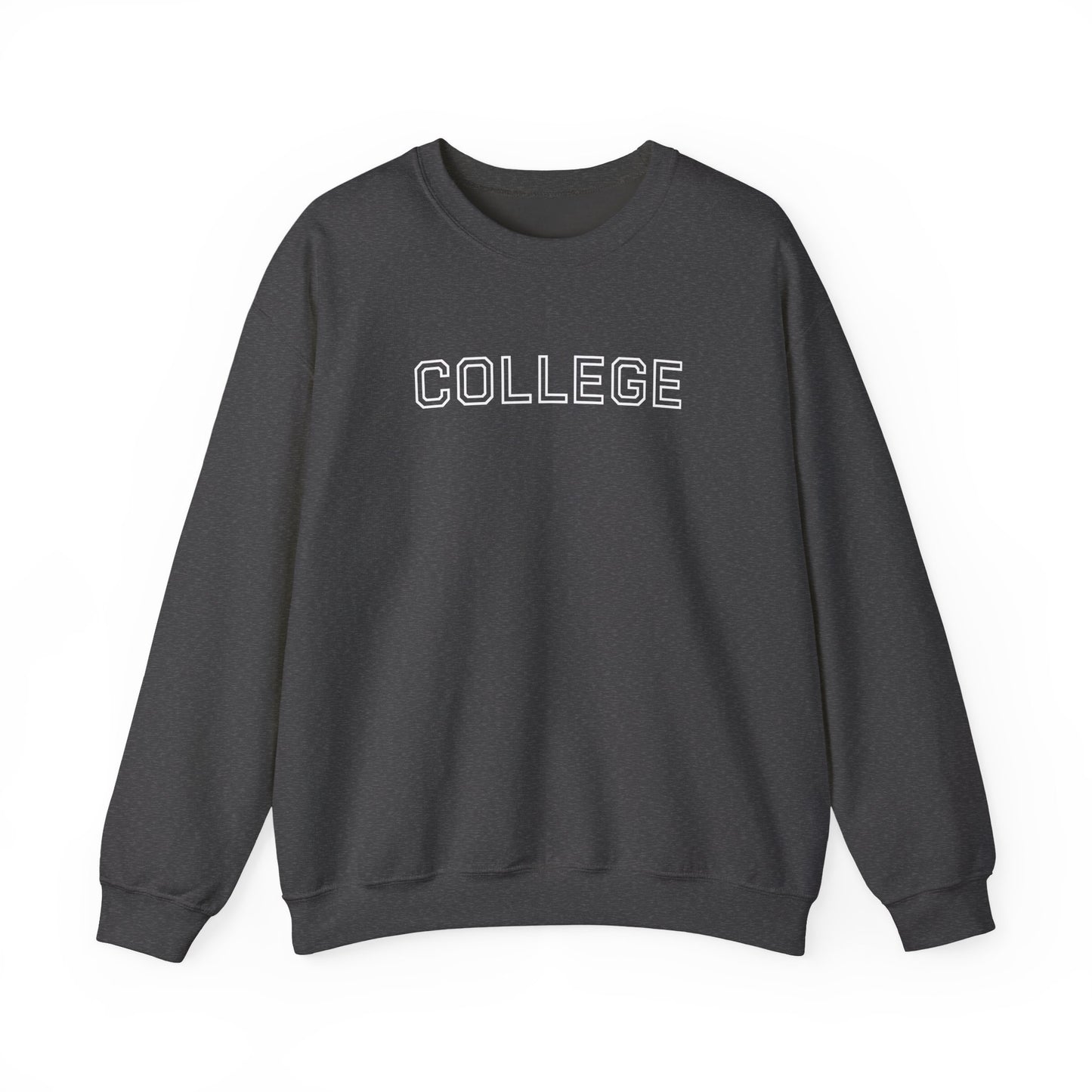 College Crewneck Sweatshirt — Classic Collegiate Pullover