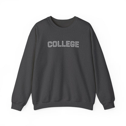 College Crewneck Sweatshirt — Classic Collegiate Pullover