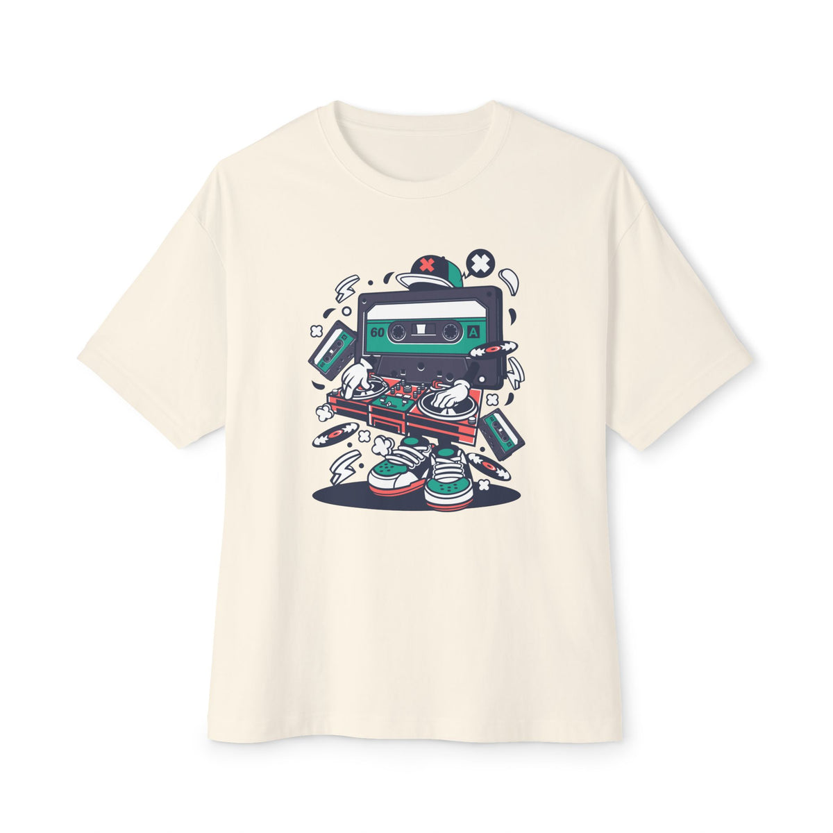 Retro Cassette Robot Tee