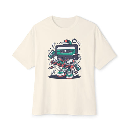 Retro Cassette Robot Tee