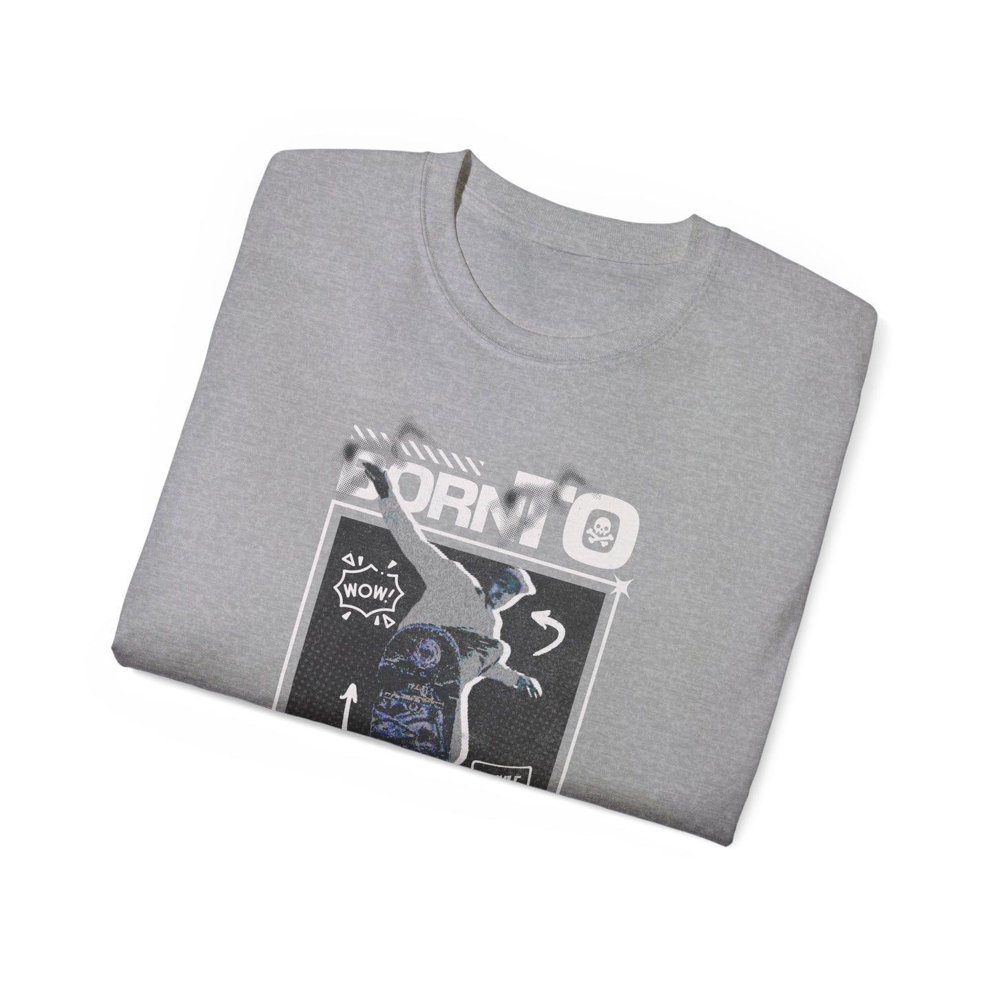 Born to Skate, ' Street Art Vintage Panel Design