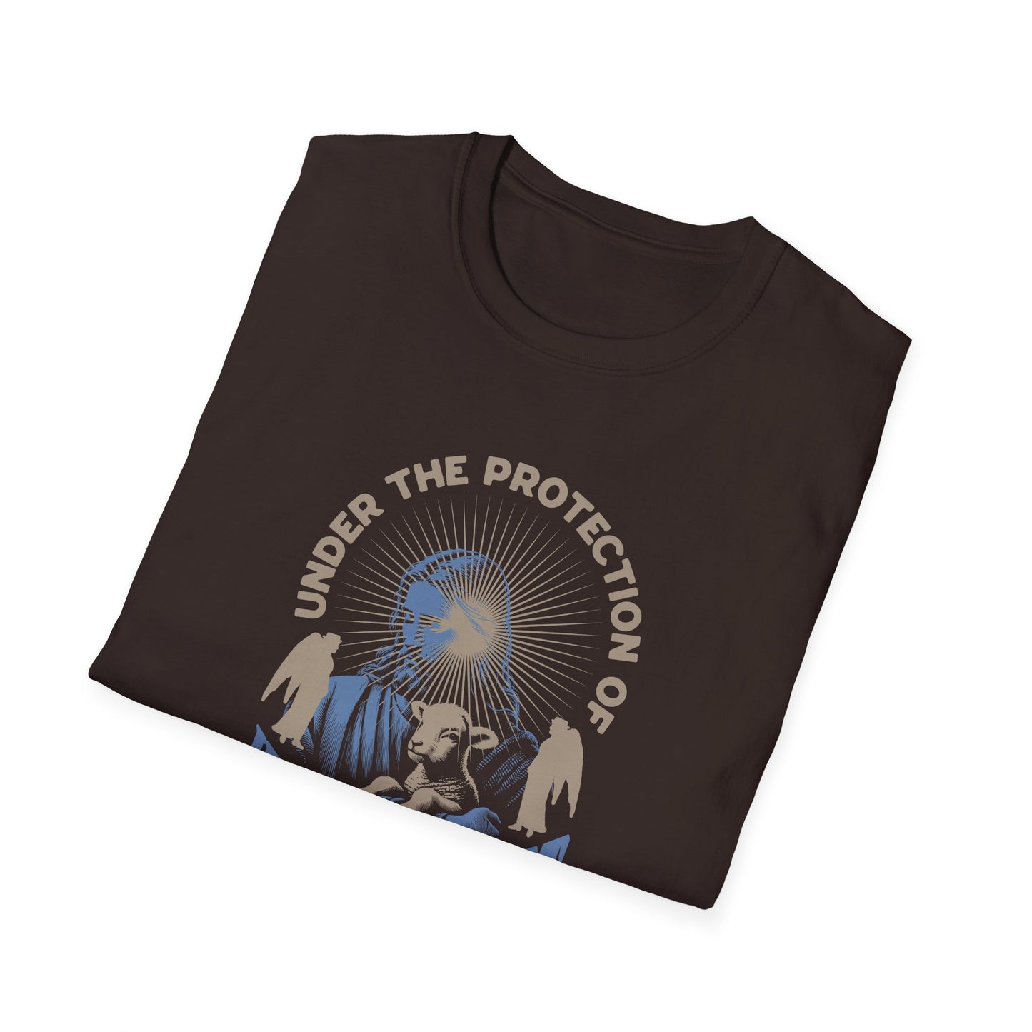 Jesus Christ Protection T-Shirt — “Under the Protection of Jesus Christ” Christian Tee