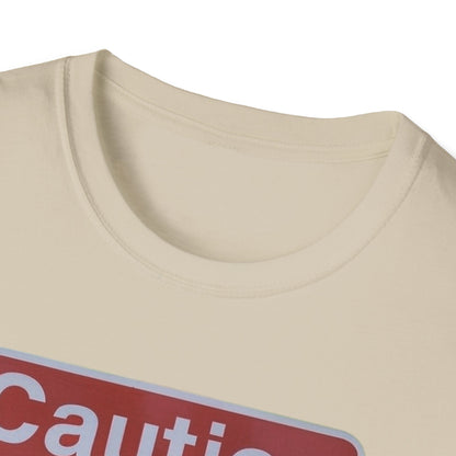 Caution, Karmic Poo, Unisex Softstyle T-Shirt - Psychonaut Swag