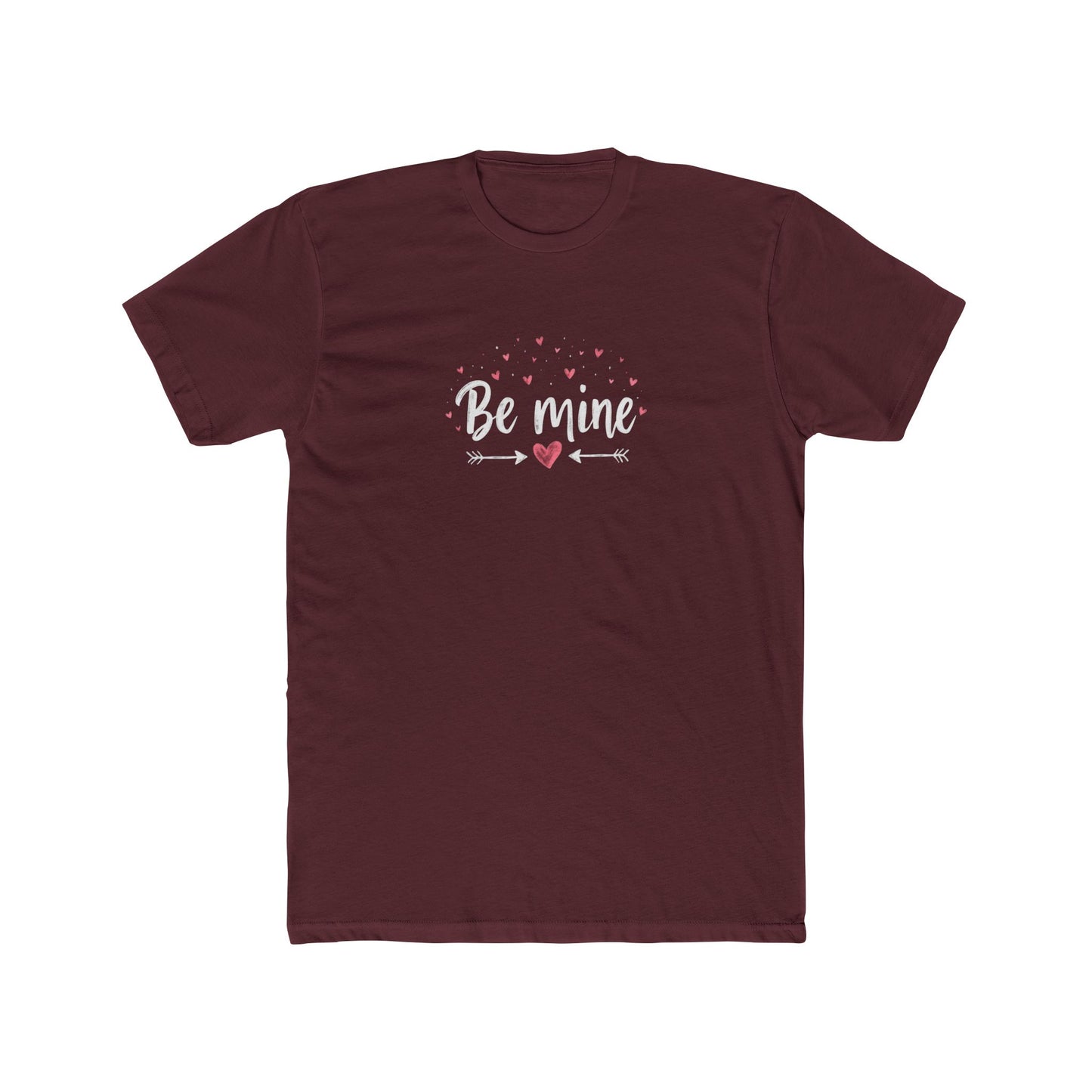 Be Mine Valentine T‑Shirt — Cute Heart Arrow Couples Tee