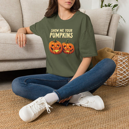 Show Me Your Pumpkins Halloween T-Shirt
