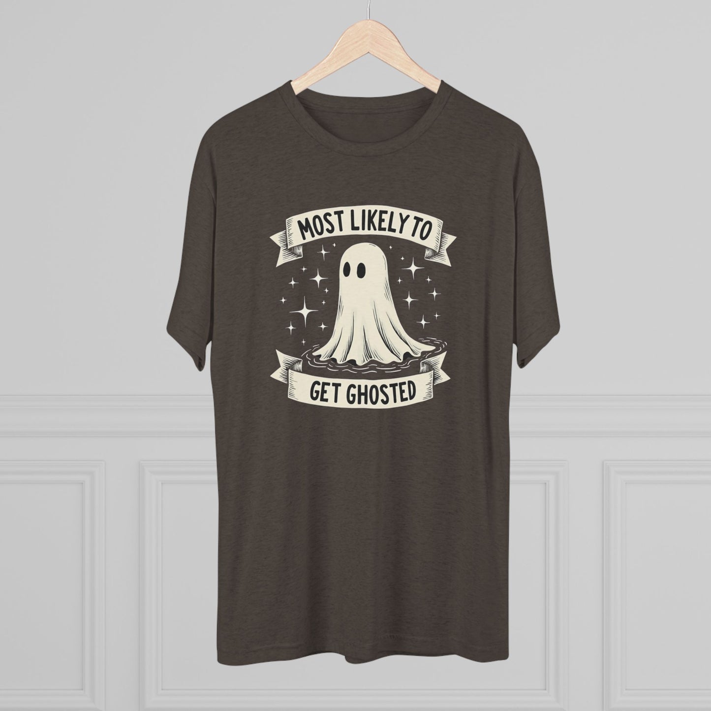 Most Likely To Get Ghosted T-Shirt — Cute Retro Ghost Halloween Tee