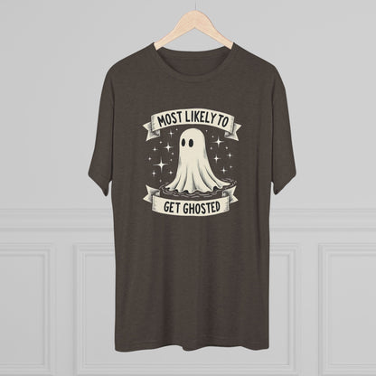 Most Likely To Get Ghosted T-Shirt — Cute Retro Ghost Halloween Tee