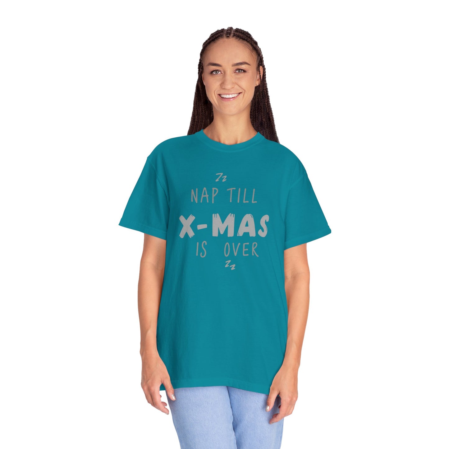 Nap Till X-Mas T-Shirt — Funny Christmas Holiday Tee