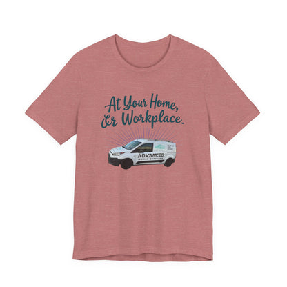 Advanced Mobile Detailing, At Your Home or Workplace Tee, Unisex Jersey T-Shirt Gift, Comfy Graphic Tee, Workwear Apparel, Casual Daily Wear